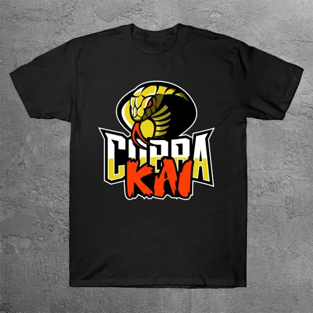 Футболка Cobra Kai Мужская модная футболка с коротким рукавом
