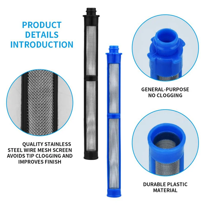 

Classy-Airless Spraygun Filter 287033 And 287032 For Contractor II & Ftx II, Latex 100 Mesh And Latex 60 Mesh