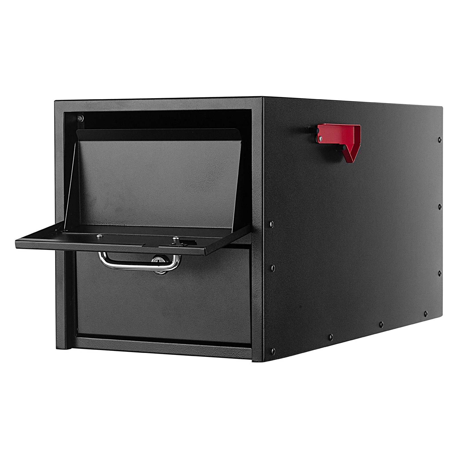 VEVOR Post Mount Mailbox Anti-Pry & Anti-Theft Mailboxes for Outside with Magnetic Door Weather-Resistant for House Outside