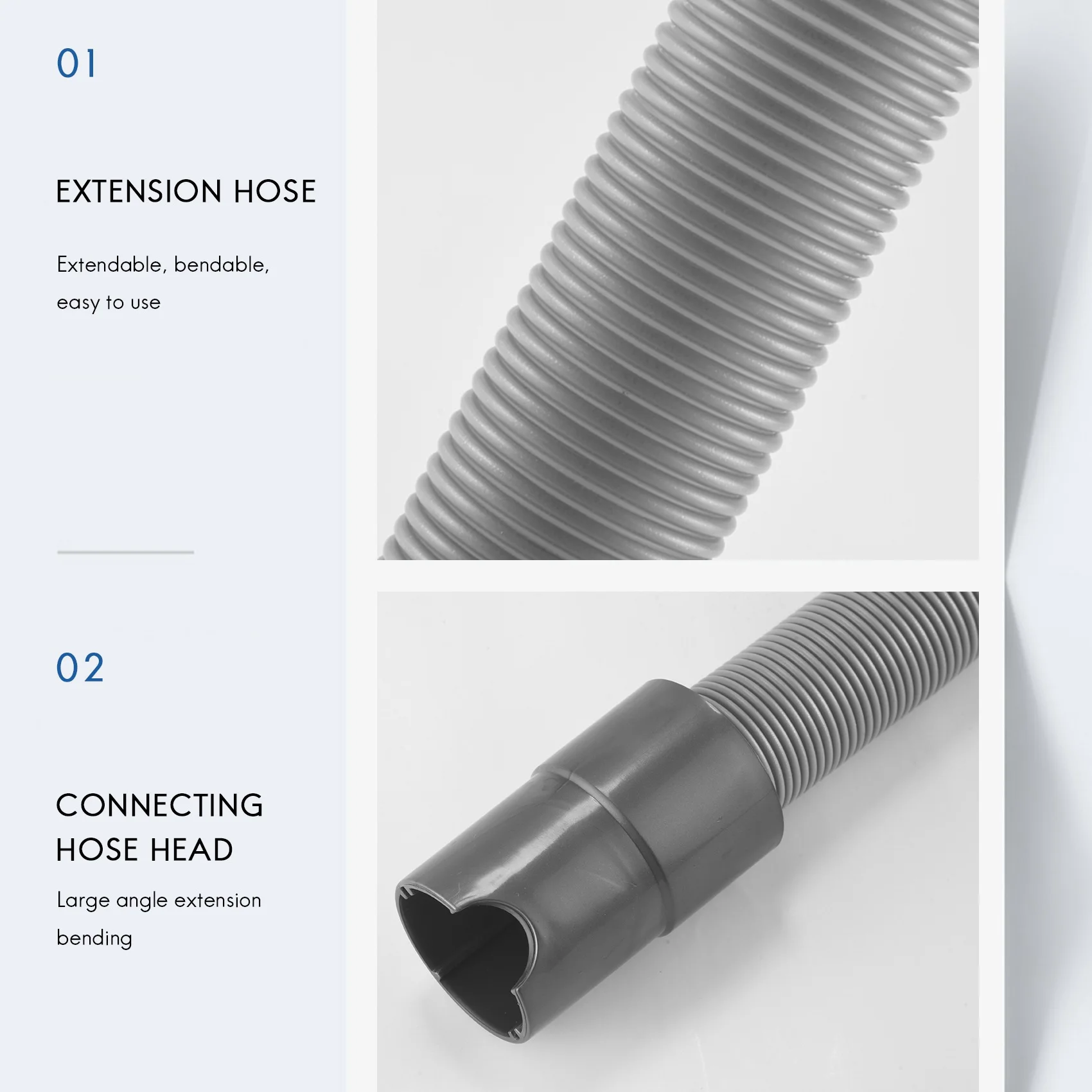 Mangueira de extensão e bloqueio de gatilho para Dyson, mangueira flexível e suporte do interruptor para Dyson V15, V11, V10, V8, V7, aspirador