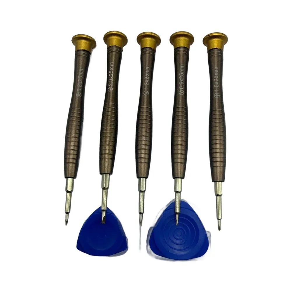 5-Piece For Mobile Repair Screwdriver Set with Steel Bits and Aluminum Alloy Handles for iPhone For Android Use