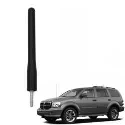 4 INCH Short Aluminum Antenna for Dodge Durango 1998 1999 2000 2001 2002 2003 2004 2005 2006 2007 2008 2009 2010 Aerial