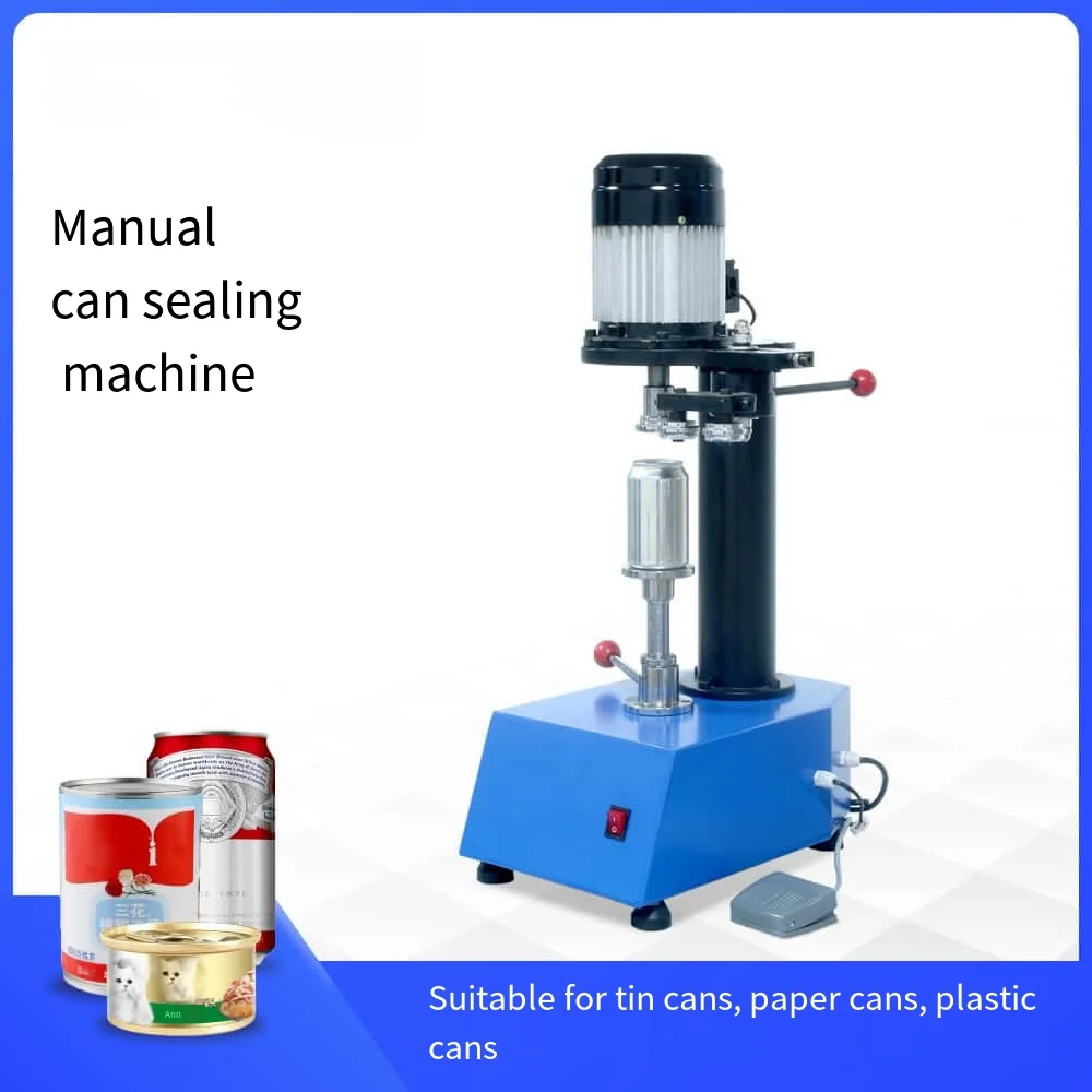 Manual Sealing Machine For Beer Cans Easy-Open Cans Fruit Cans and Cat Food High Tightness Household Easy To Operate Semi-auto