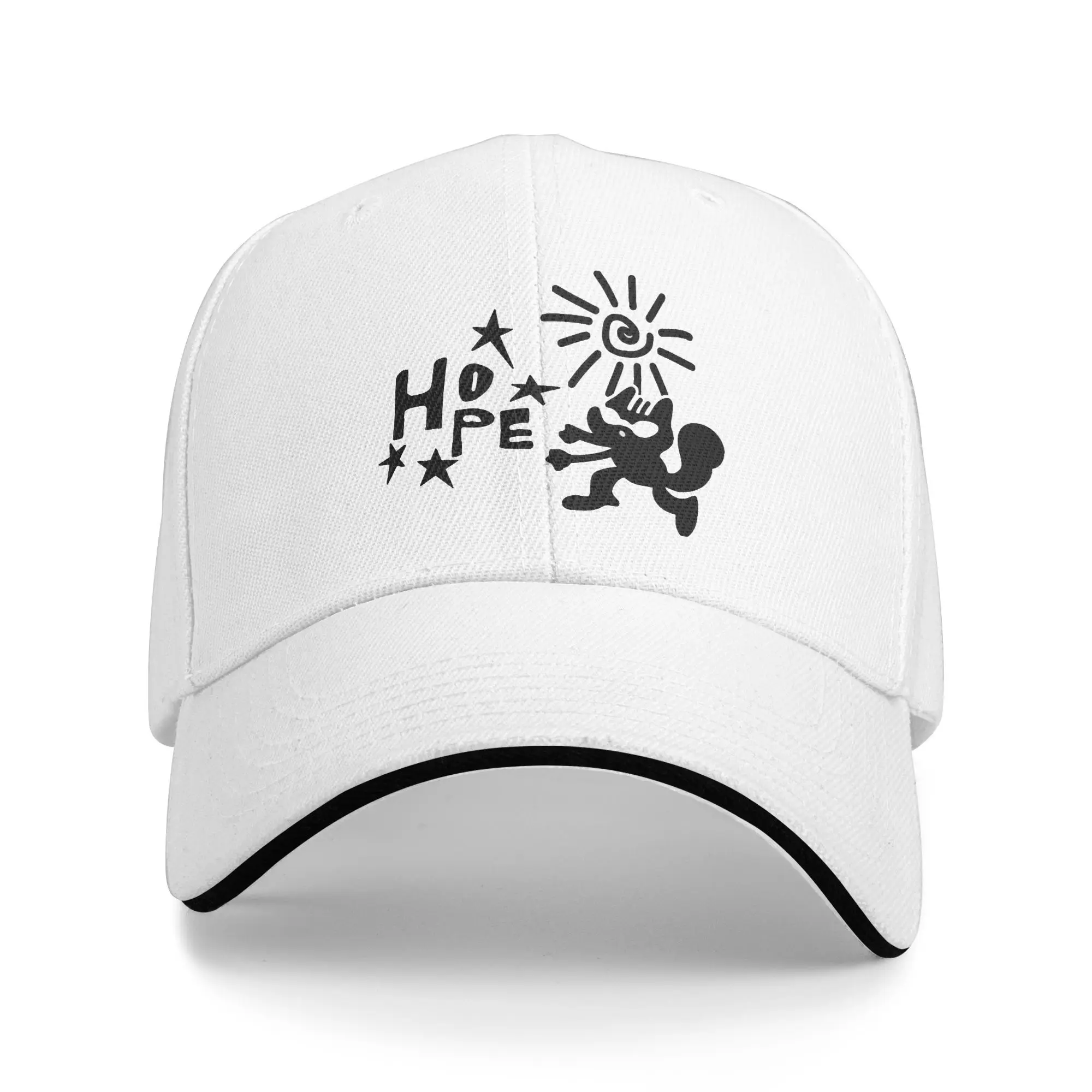 Fashion HOPE on The Stage Baseball Caps Unisex Style Distressed Washed Headwear Kpop J-hope Outdoor Summer Gift Hats Cap