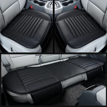 PU Leather Car Seat Cover Protector 1 or 5 Seats Universal Size Cushion Pad Mat Auto Interior Truck SUV Van Car Accessories