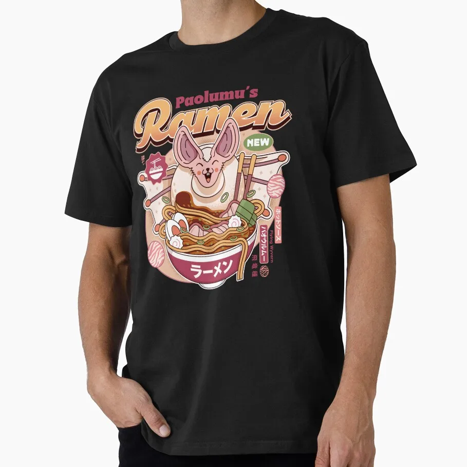 Paolumu Ramen 0409 Monster hunter world MHW Gift T-Shirt for gamer 100% cotton Short Sleeve Graphic clothes All size tops