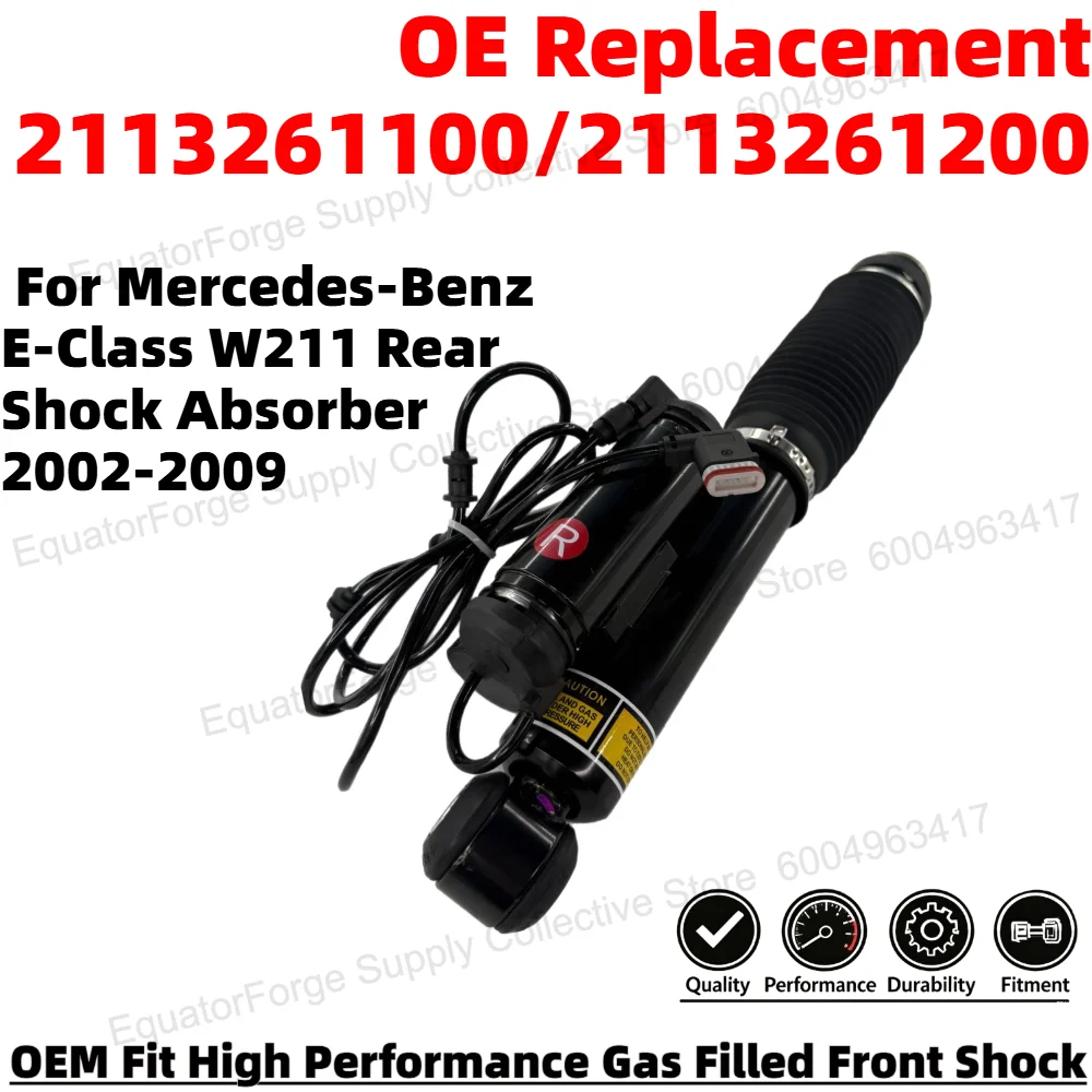 

Direct Fit High Stability Premium Durable Rear Shock Absorber for Mercedes-Benz E-Class W211 OE Number 2113261100/2113261200