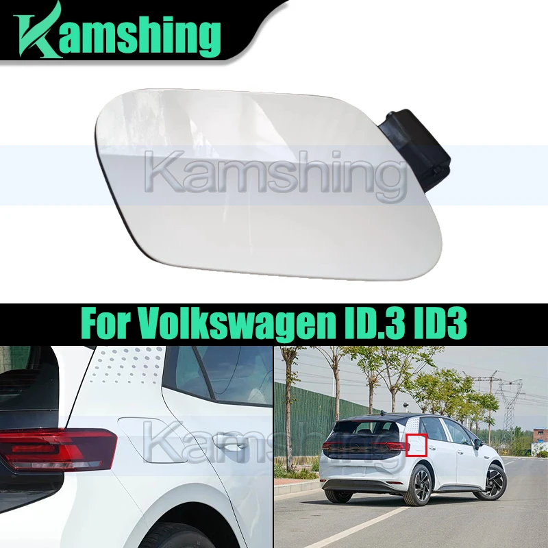 Car Charging Port Cover For Volkswagen ID.3 ID3 Exterior Charge Jack Cap Lid Assembly