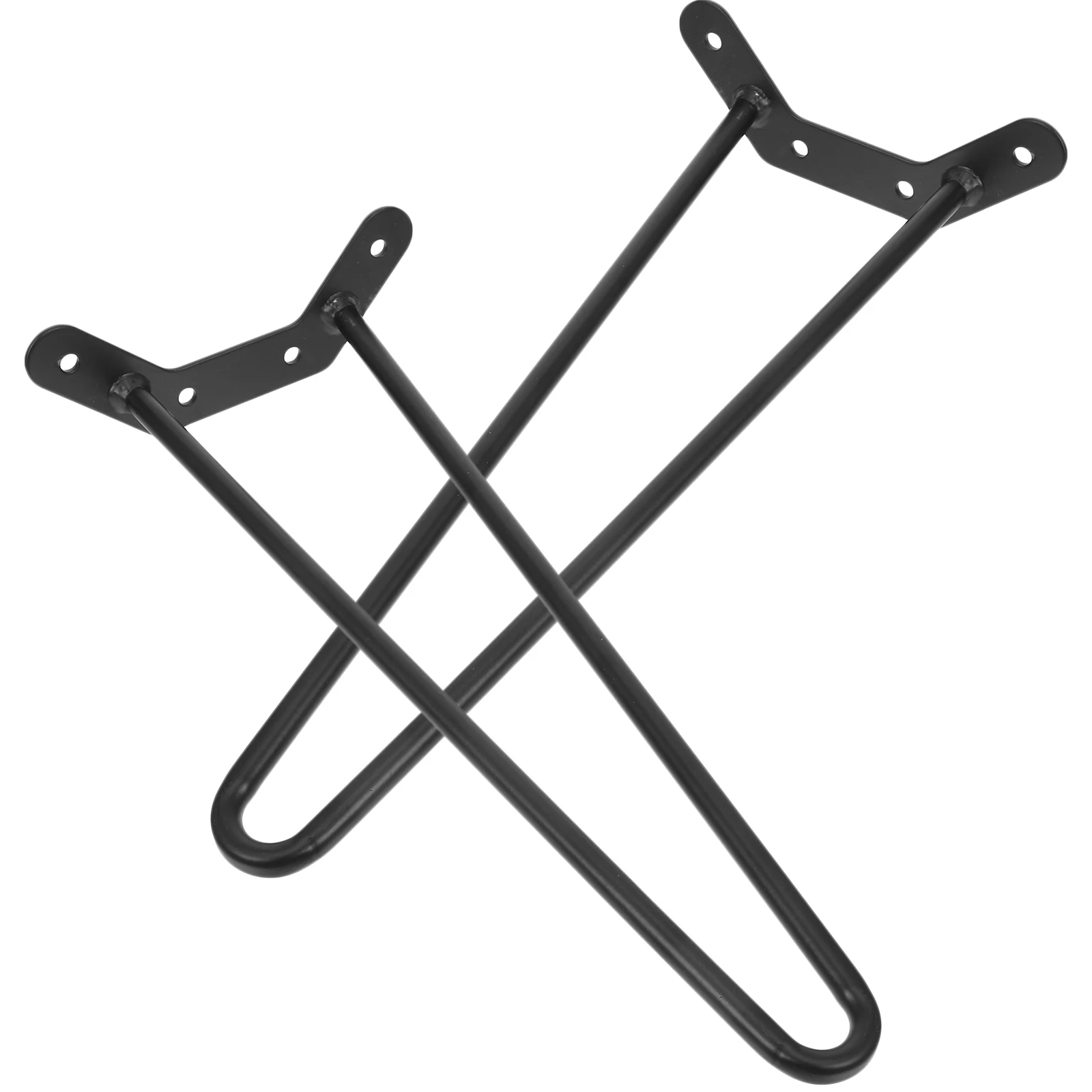 

2Pcs Metal Furniture Legs for Table Desk Bench Coffee Table Heavy Duty Iron Support Simple Design Portable Lightweight Smooth