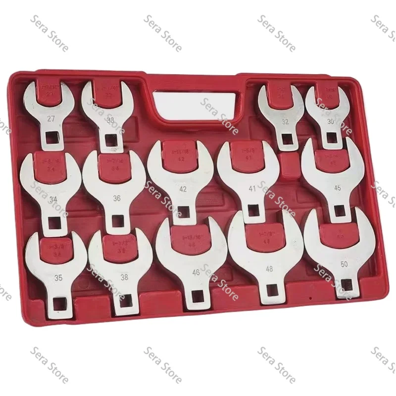 14-Piece Jumbo Crows Foot Wrench Set 1/2