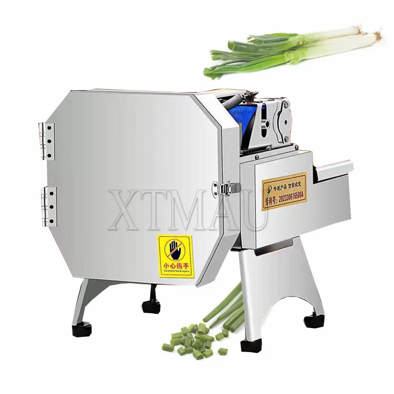 Electric Parsley Leek Green Onion Cucumber Cabbage Vegetable Fruit Slicer Cutting Machine Leaf Vegetable Cutter