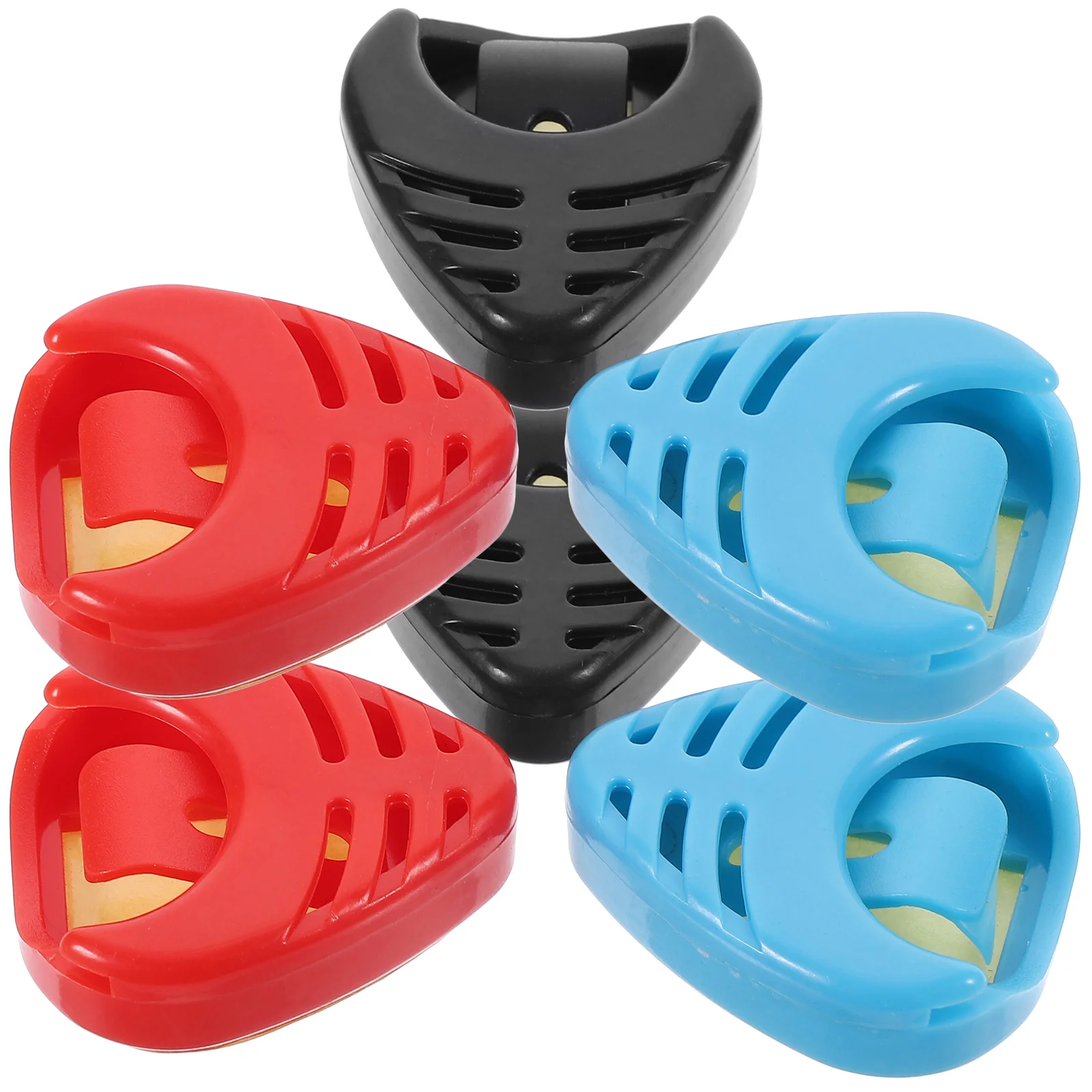 

6pcs Plastic Pick Storage Shaped Lightweight Durable Standard Pick Anti Corrosion Wear Resistant Mini