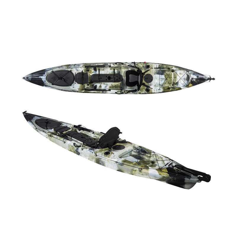 14‑Foot Sit‑on‑Top Hard‑Shell Fishing Kayak For Fresh And Saltwater Recreational Angling