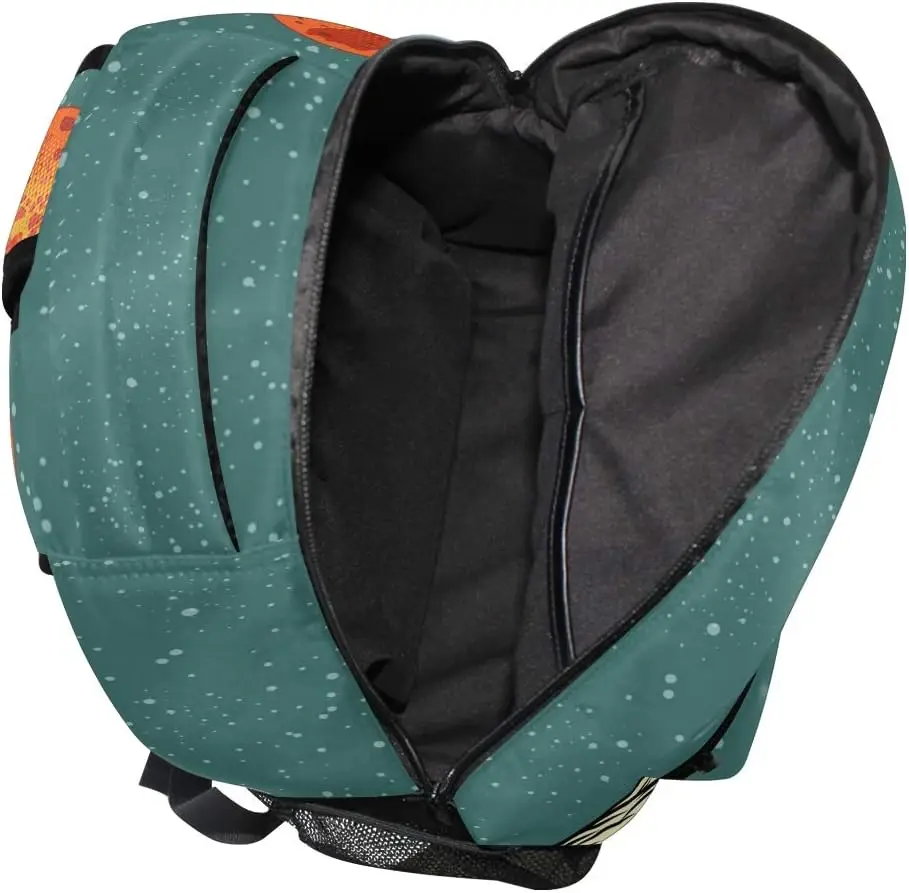 Retro Astronaut Space Cartoon Grote Rugzak Gepersonaliseerde Laptop IPad Tablet Reisschooltas met meerdere vakken