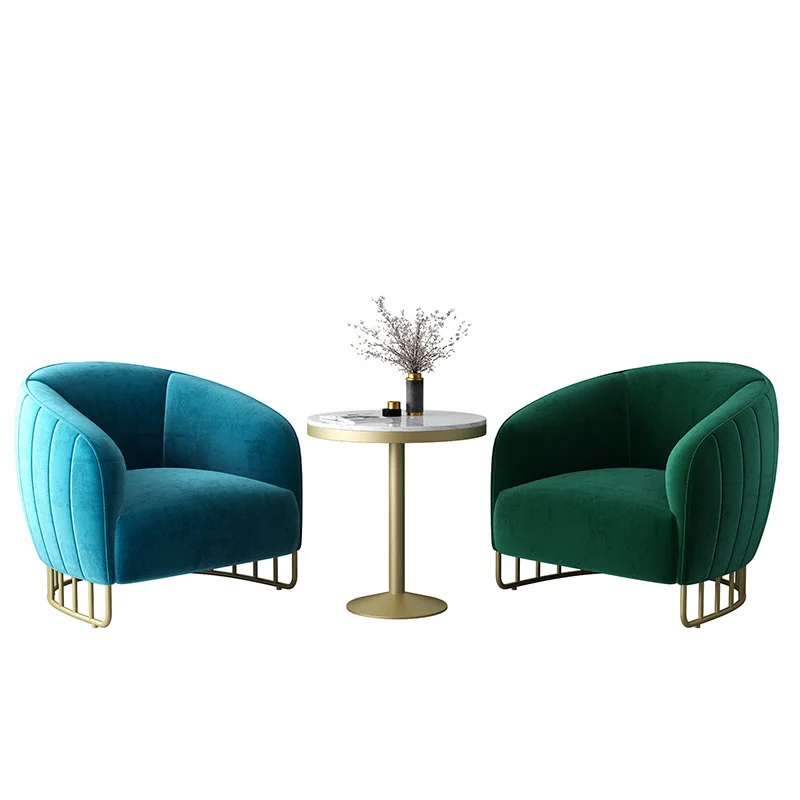 

Nordic single sofa chair seat, negotiate table and chair combination minimalist