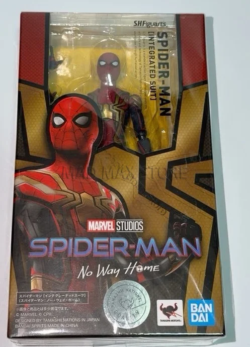 Spot BANDAI Original SHF American Series Spider-Man: Heroes Have No Way To Go Action Figure Toy Gift Collection