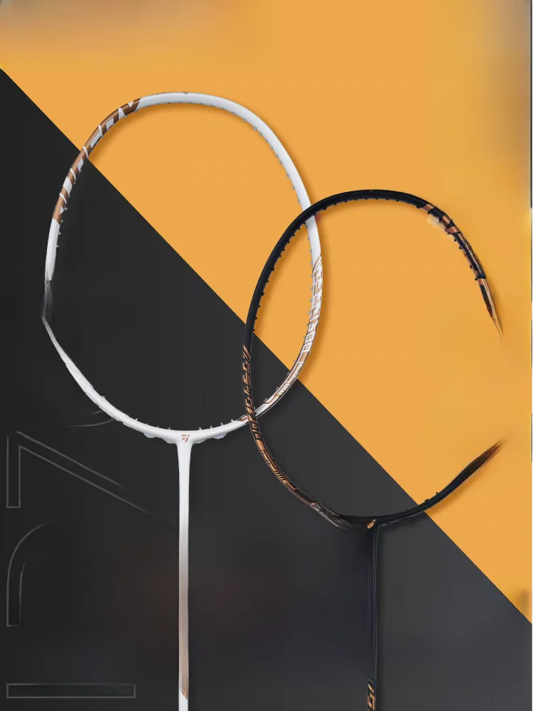 

OGKILS LD700 Badminton Raet Platinum Reverse Cra Bla Gold Flat Substitute Carbon Fiber Lightweight Speed pe for Everyone