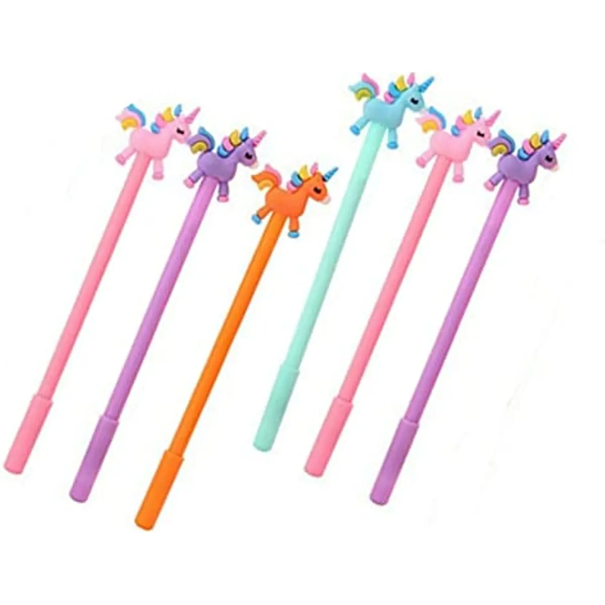 48 Pcs Animal Horse Gel Ink Pen Cute Kawaii Writing Tools Ballpoint Gel Ink Pens School Stationery Office Supplies Wholesale