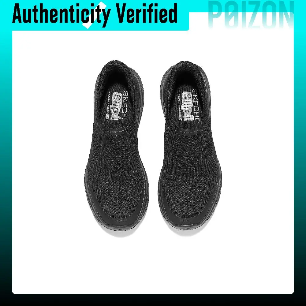 Skechers Go Walk 8 Low top Walking Shoes Men's Black 216784-BBK view 6
