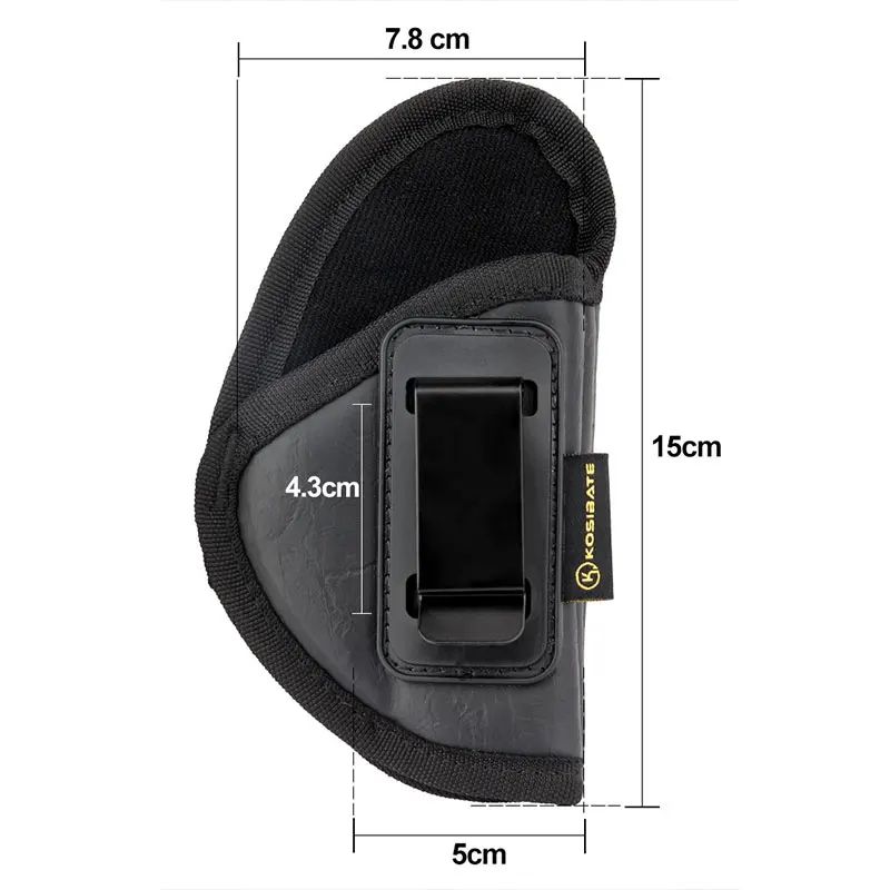 Funda táctica pistola oculta IWB con clip e izquierda/derecha - imagen 3