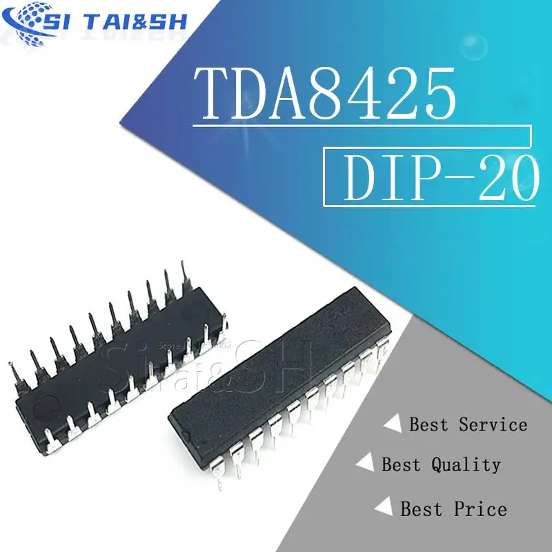 5pcs TDA8425 DIP20 TDA 8425 DIP-20 DIP I2C-bus IC