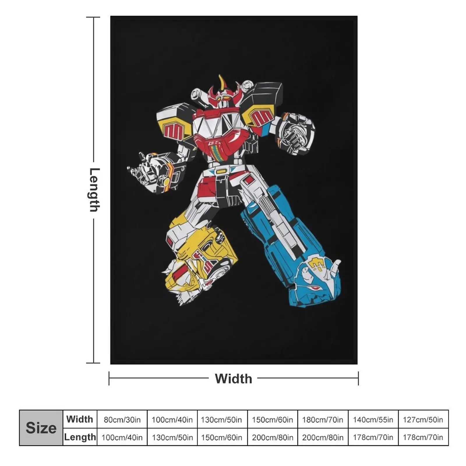 Zords High Resolution Throw Blanket Warm christmas gifts Luxury St Blankets