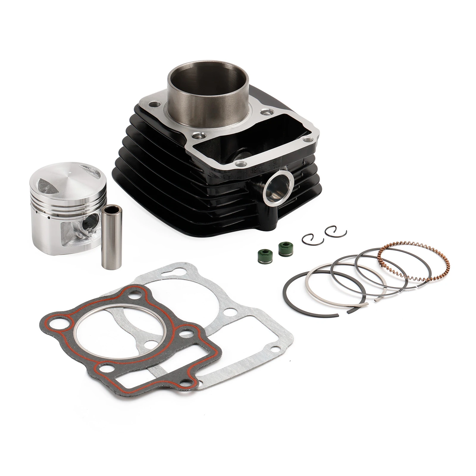 

Topteng Cylinder Piston Kit 56.5mm for Italika Ft125 Sport Clasica Delivery Dt125 Xft125