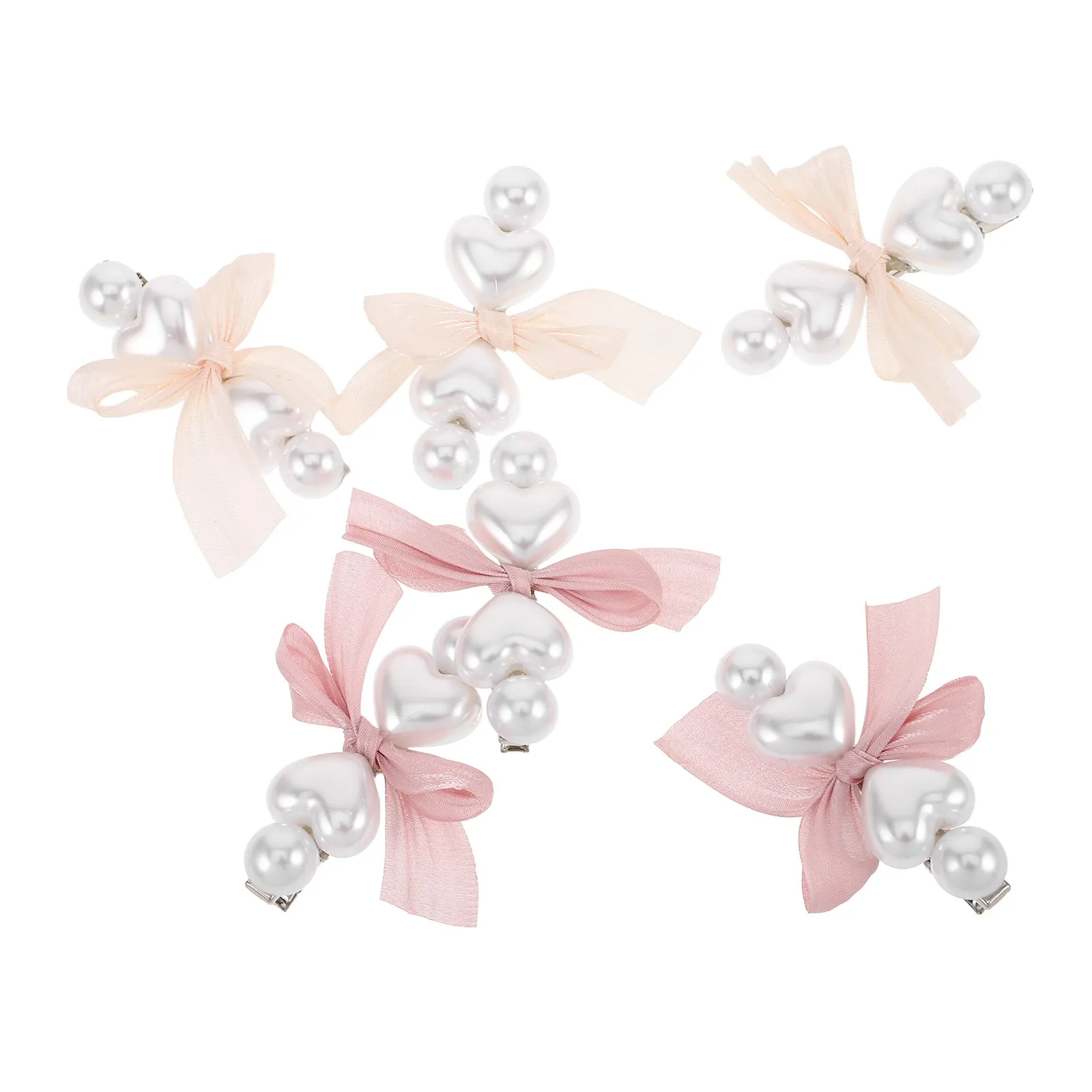 

6pcs Butterfly Bow Clips Duckbill Clip Non-Slip Lightweight Styling Barrettes For Women Vintage Hair Accessories Fashion