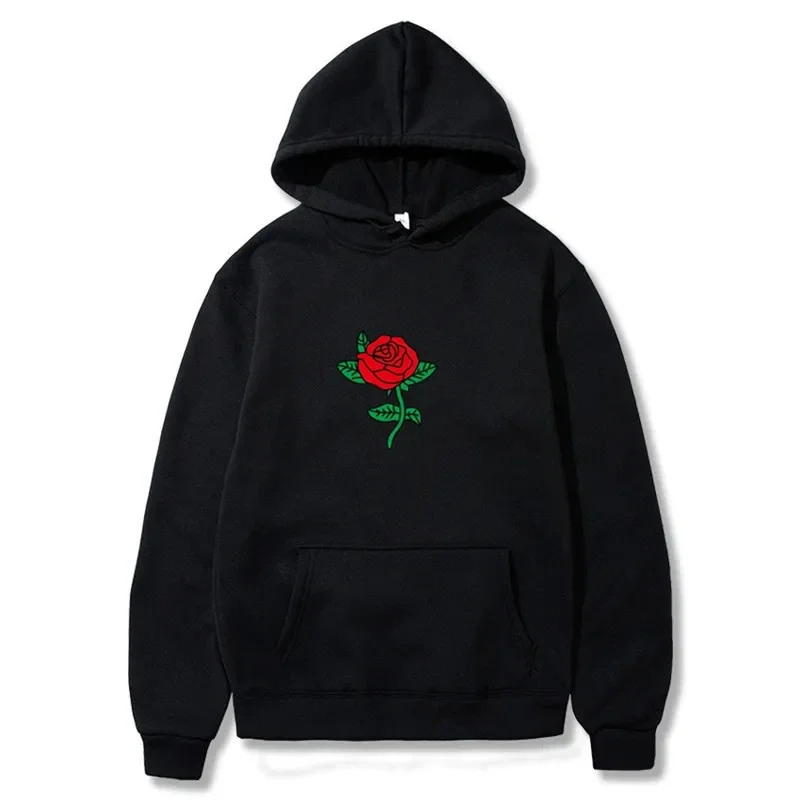 

FLOWERS Graphic Printing Hoodie Men's Hip Hop Hooded Sweatshirt Unisex Fashion Casual Oversized Eu Size Hoodies Male