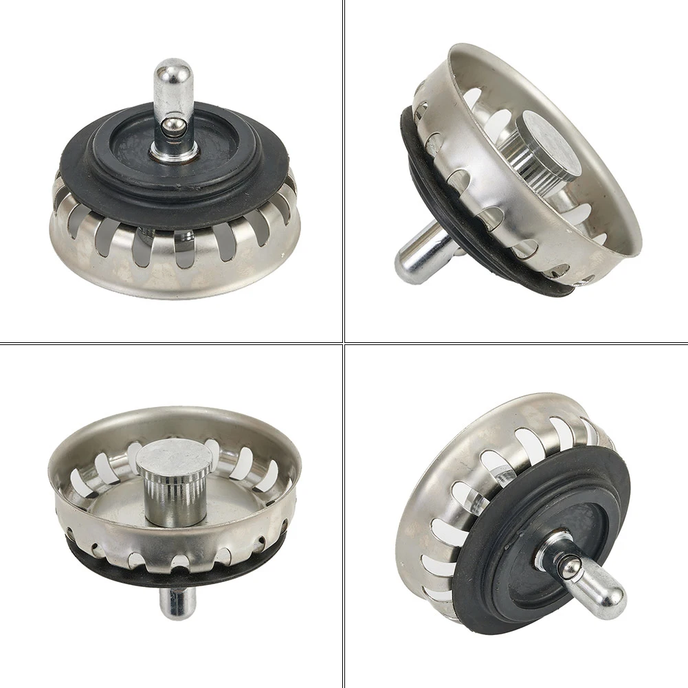 As Shown Kitchen Sink Strainer Adjustable Depth Filter Steel Protector Versatile Drain Basket 22mm Depth Adjustable