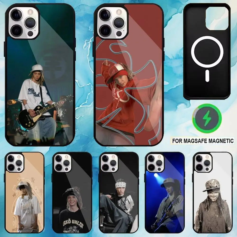 

Tom K-Kaulitz Phone Case For iPhone17,16,15,14,13,12,11 Plus,Pro Max Magnetic For Magsafe Wireless Charging