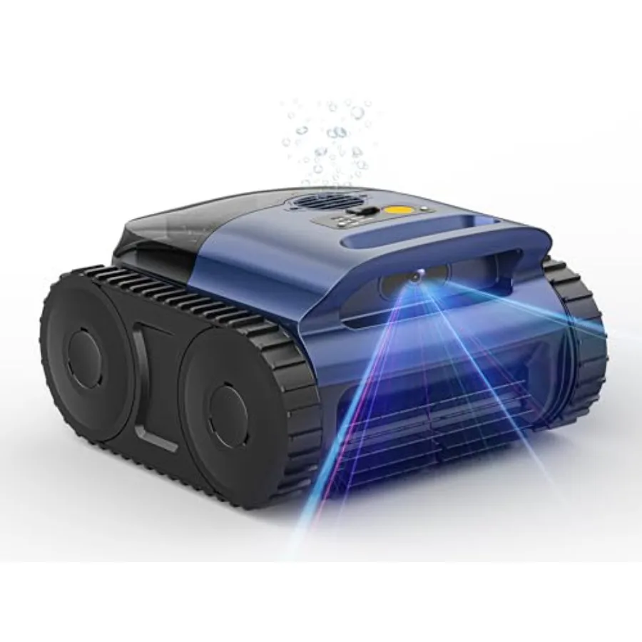 2026 Upgrade Cordless Pool Vacuum for Inground Above Ground Pools with Smart Navigation Self-Parking LED Indicator Wall Waterli