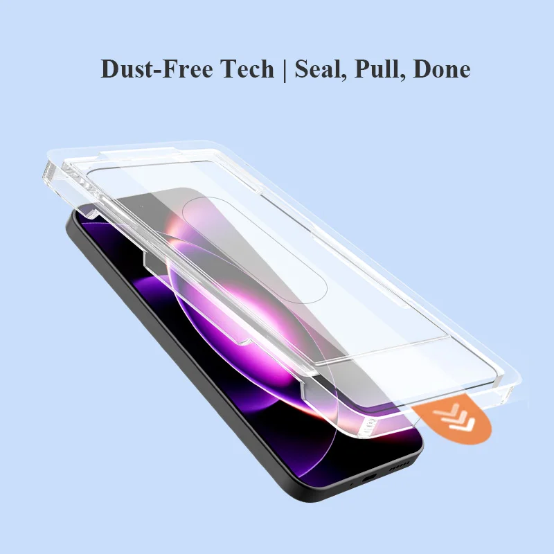 

LeReach CF For Xiaomi 17T Pro / 17T 2pcs Tempered Glass Film Dust-Free Seal Invisible Fit Screen Protector