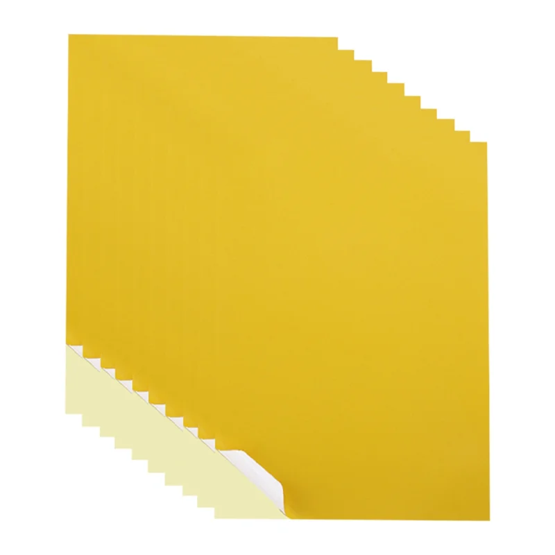 SR-Sticker Paper A4 Sticker Labels 8.27X11.69 Inch For Laser/Inkjet Printers For Office School Gold