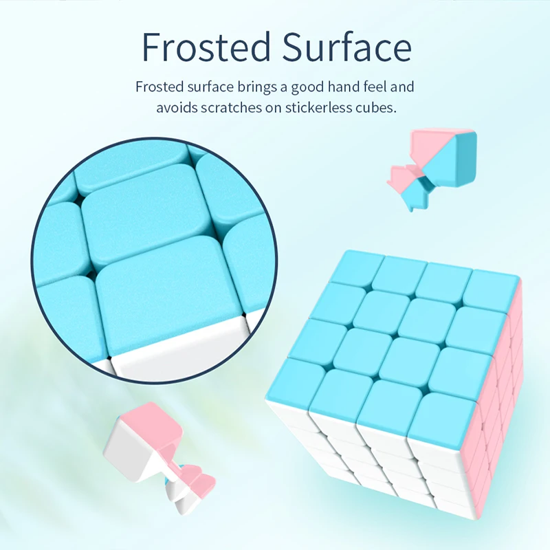 MoYu Meilong-Cubo mágico de la serie Marcaron 2x2, 3x3, 4x4, pirámide, rompecabezas de velocidad, educación, juguete para niños