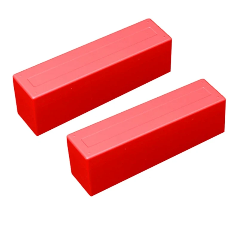 2Pcs Coin Slab Storage Box Plastic Coin Box Coin Compatible With 20 Slab Coin Holders, For Collectors Coin Storage Red