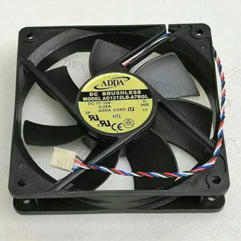 

Y 1 шт. новый для ADDA AD1212LB-A7BGL 12 В 0,24 А 4-контактный охлаждающий вентилятор # QW.