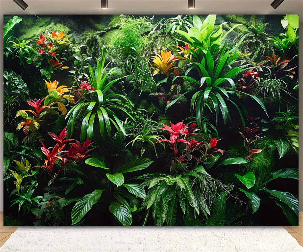 Custom mural hand-painted banana leaf wallpaper living room sofa wall cloth decorative painting background wall 3d wallpaper