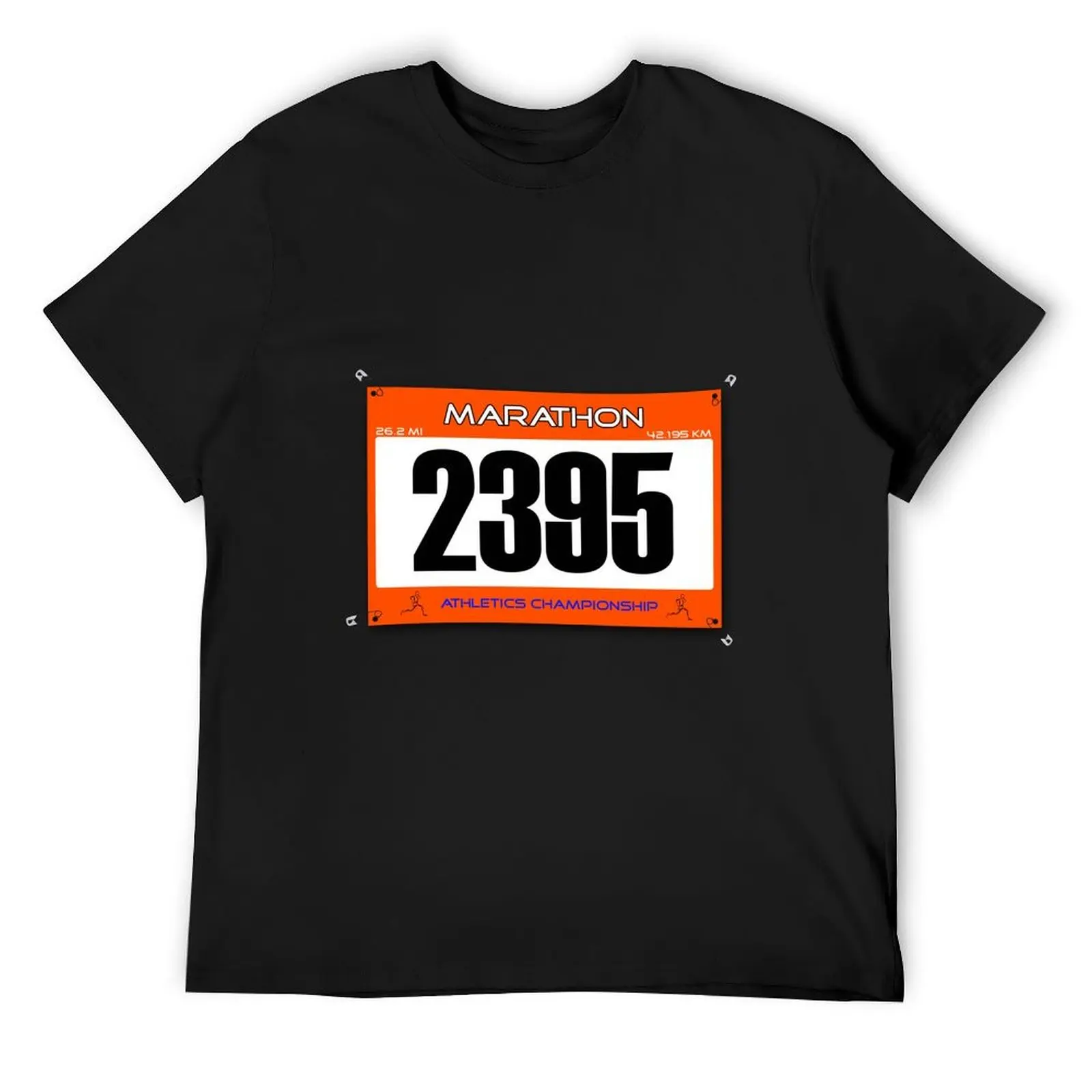 

Marathon Runner T-Shirt croswit shirt man anime clothes vintage Short sleeve tee men