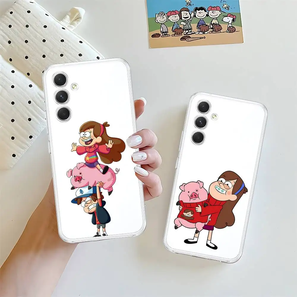 

Cute G-Gravity Falls-S Phone Case For Samsung Galaxy A52 A12 A51 S21 Edge S22ULTRA S23 S24 S20LITE Plus Ultra Transparent Cover