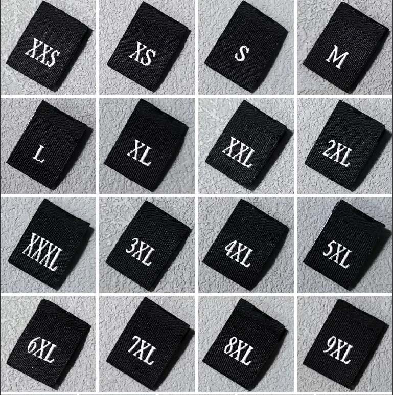 200Pcs Size Labels …