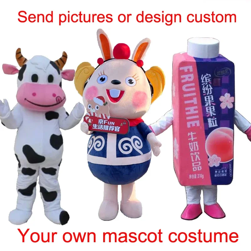 

Customized personal design pictures mascot costumes IP anime character doll costumes live doll head role play