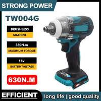 Fit Makita TW004G 630N.m Brushless Screwdriver Machine Cordless Electric Screwdriver Rechargable Drill Driver 18V Battery