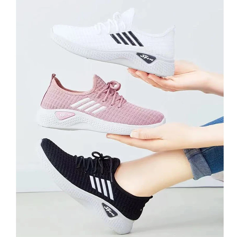 Unisex Summer Light Breathable Sneakers for Man Women Black Air Mesh Safety Shoes Lace-up Basic Casual Walking Shoes