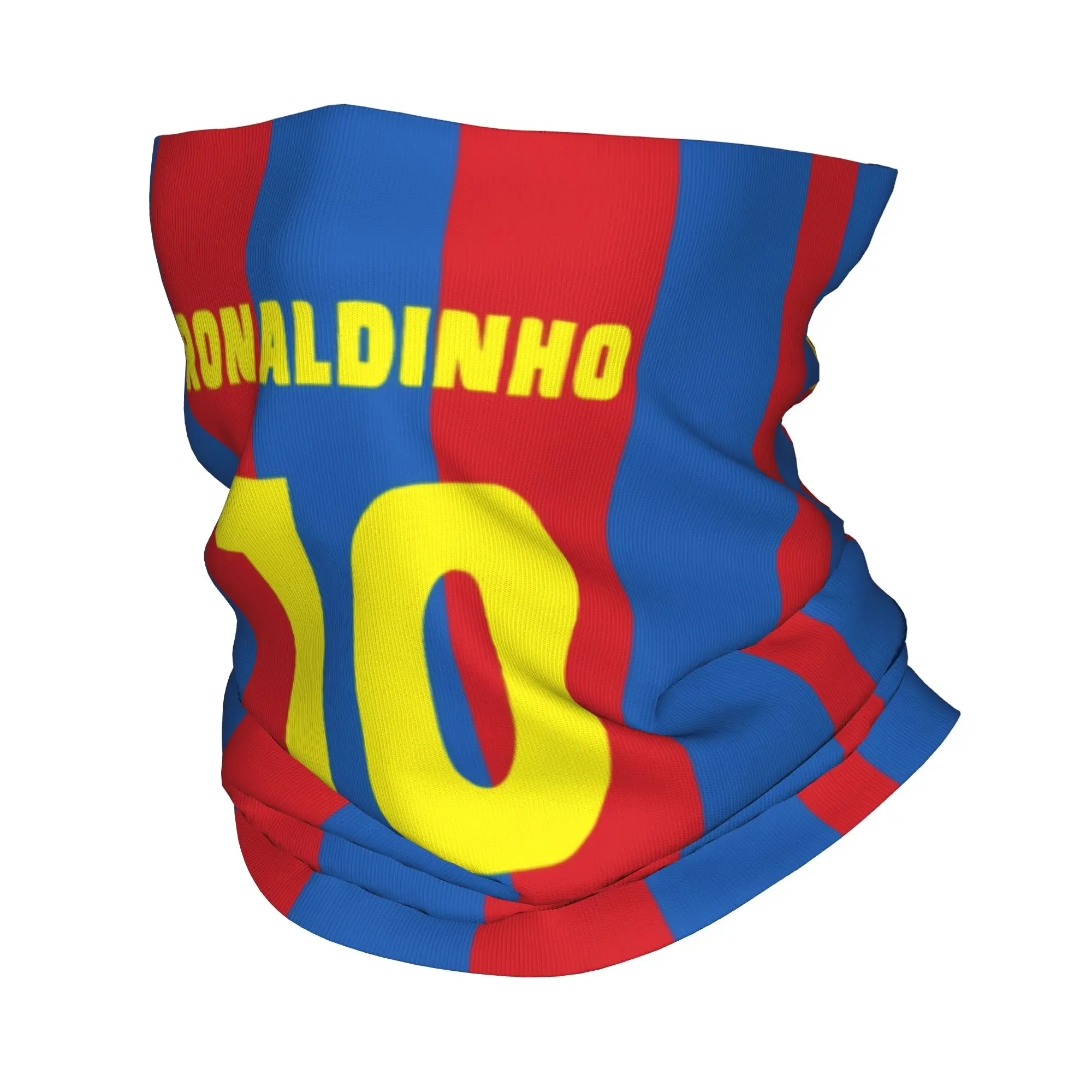 Custom Soccer Brazilian Footballer Stars s  Neck Gaiter Men Women UV Face Shield Winter  Bandana Scarf for Hiking