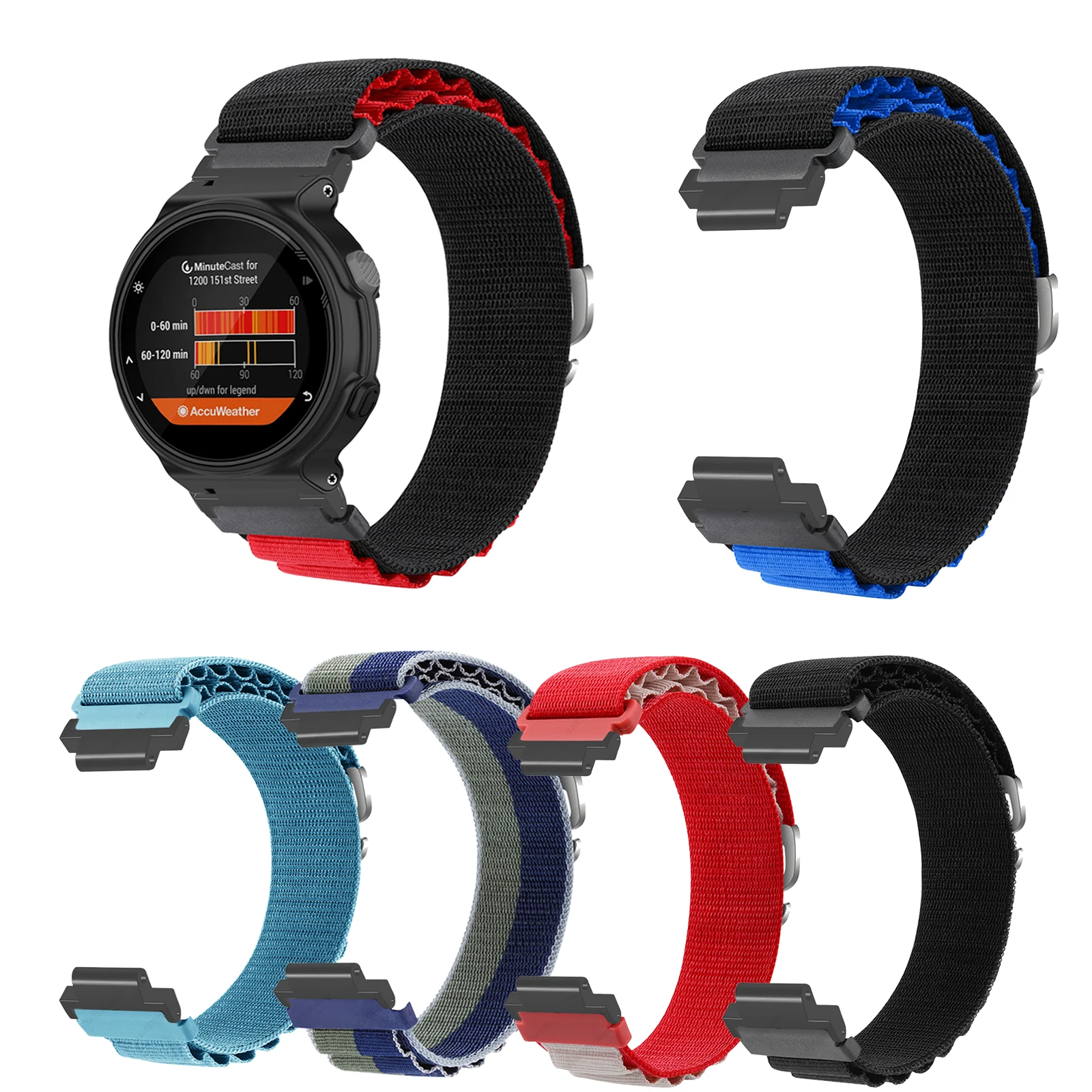 Новый спортивный нейлоновый ремешок с петлей для Garmin Forerunner 735XT 735 230 235 620 630, браслет для умных часов, спортивный браслет Correa