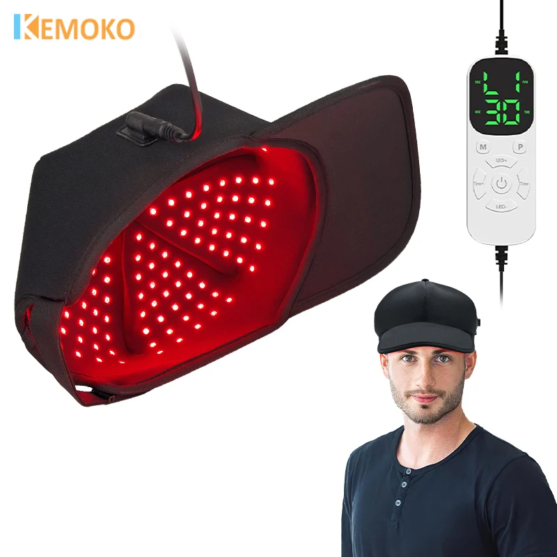 

KEMOKO Infrared180Pcs LED beads Red Light Therapy Hair Growth Cap For Hair Regrowth Anti Hair Loss Relax Scalp Loss Device