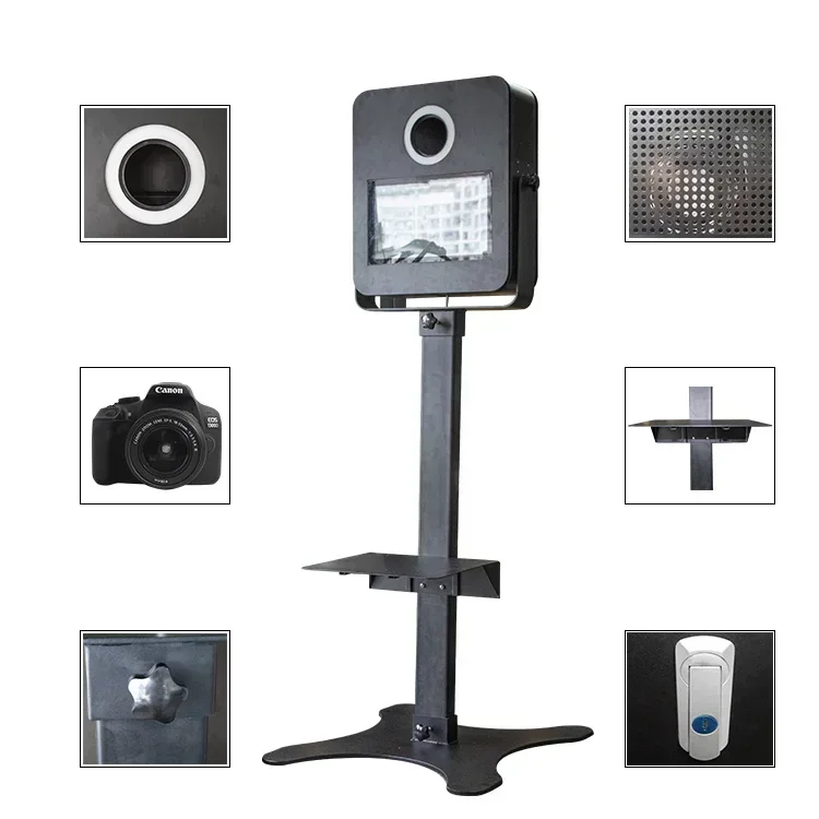 2025Wedding Event Photobooth Kiosk Portable Selfie Photo Booth Machine With  And Printer