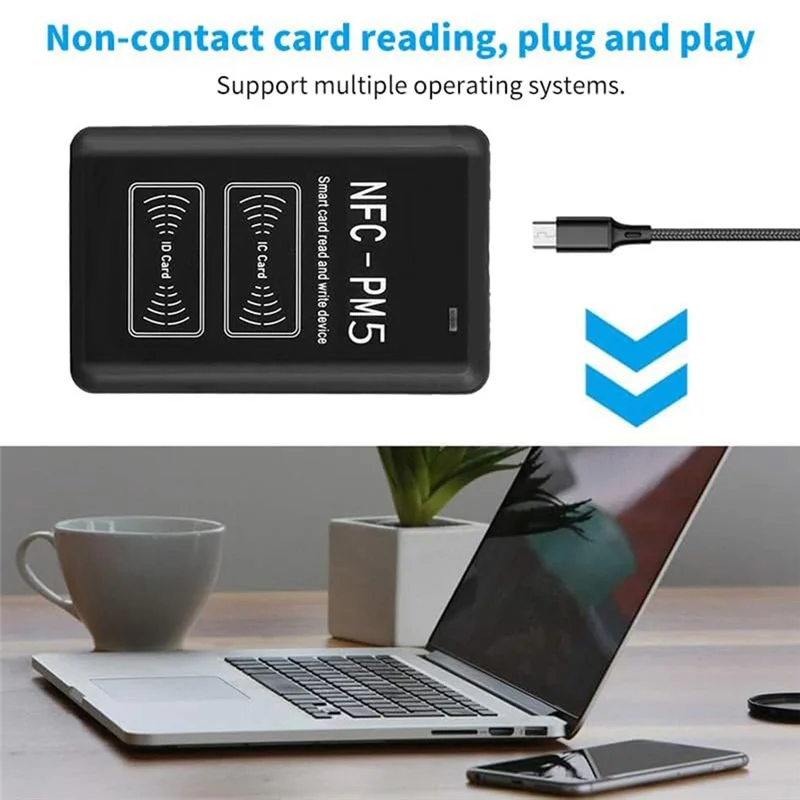 

IC/ID Reader Writer NFC Encryption Decoding Duplicator 125Khz 13.56Mhz Frequency Copier RFID Card Reader