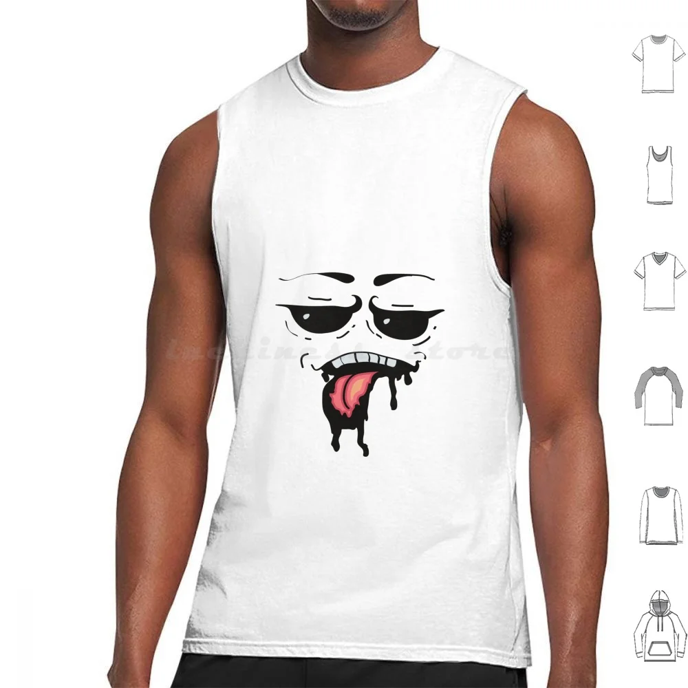 Grimace Cartoon Design-Transparent Background Classic T-Shirt Tank Tops Vest Sleeveless Grimace Grimace Purple Cartoon Face